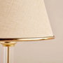 Opviq Lámpara de mesa AYD-3413 Beige y Dorado